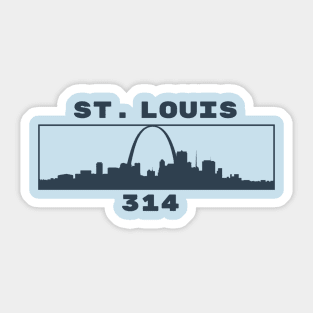 STL Skyline Sticker